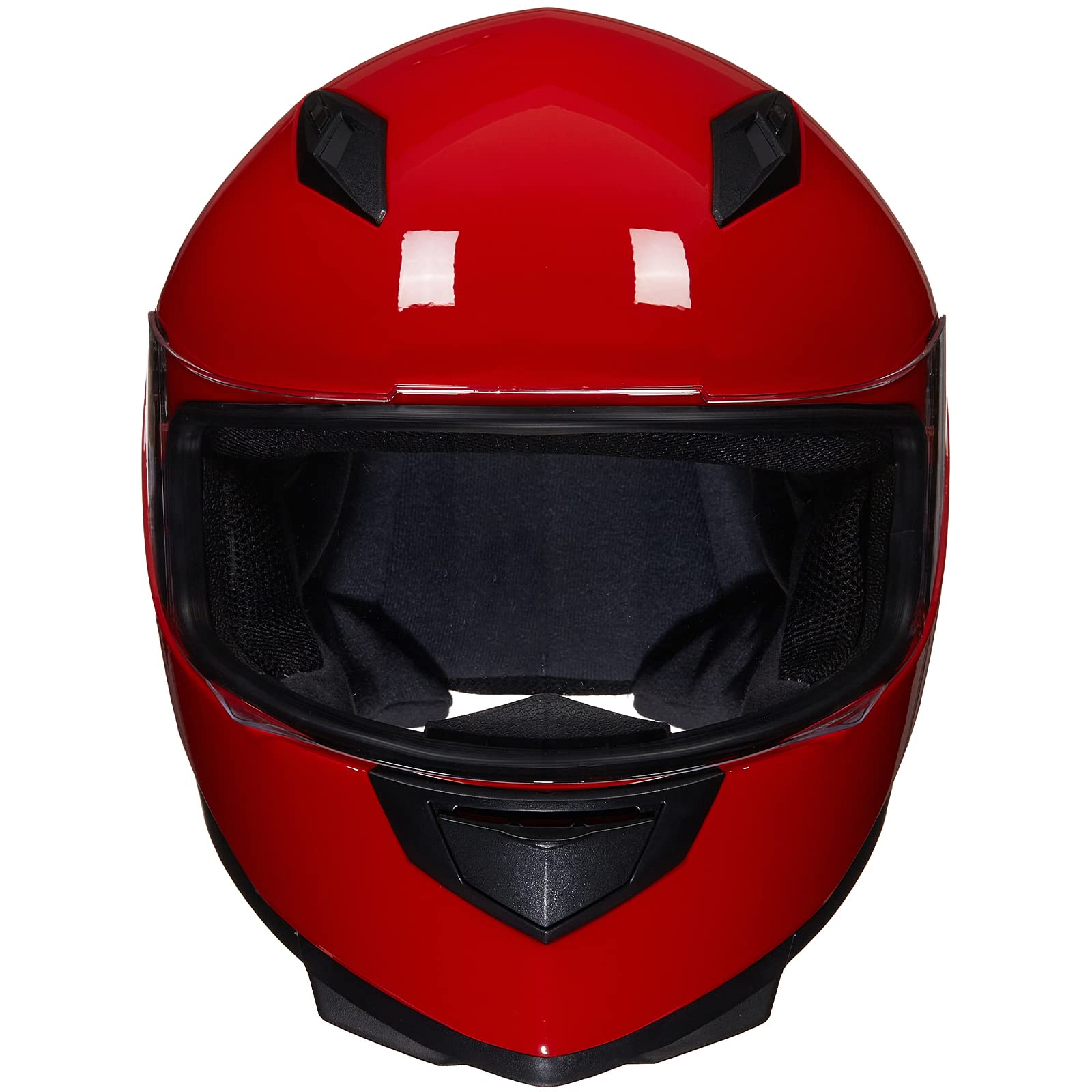 Ilm Full Face Motorcycle Street Bike Helmet With Removable Winter Neck Scarf + 2 Visors Dot Model-Jk313 (Xl, Bright Red)