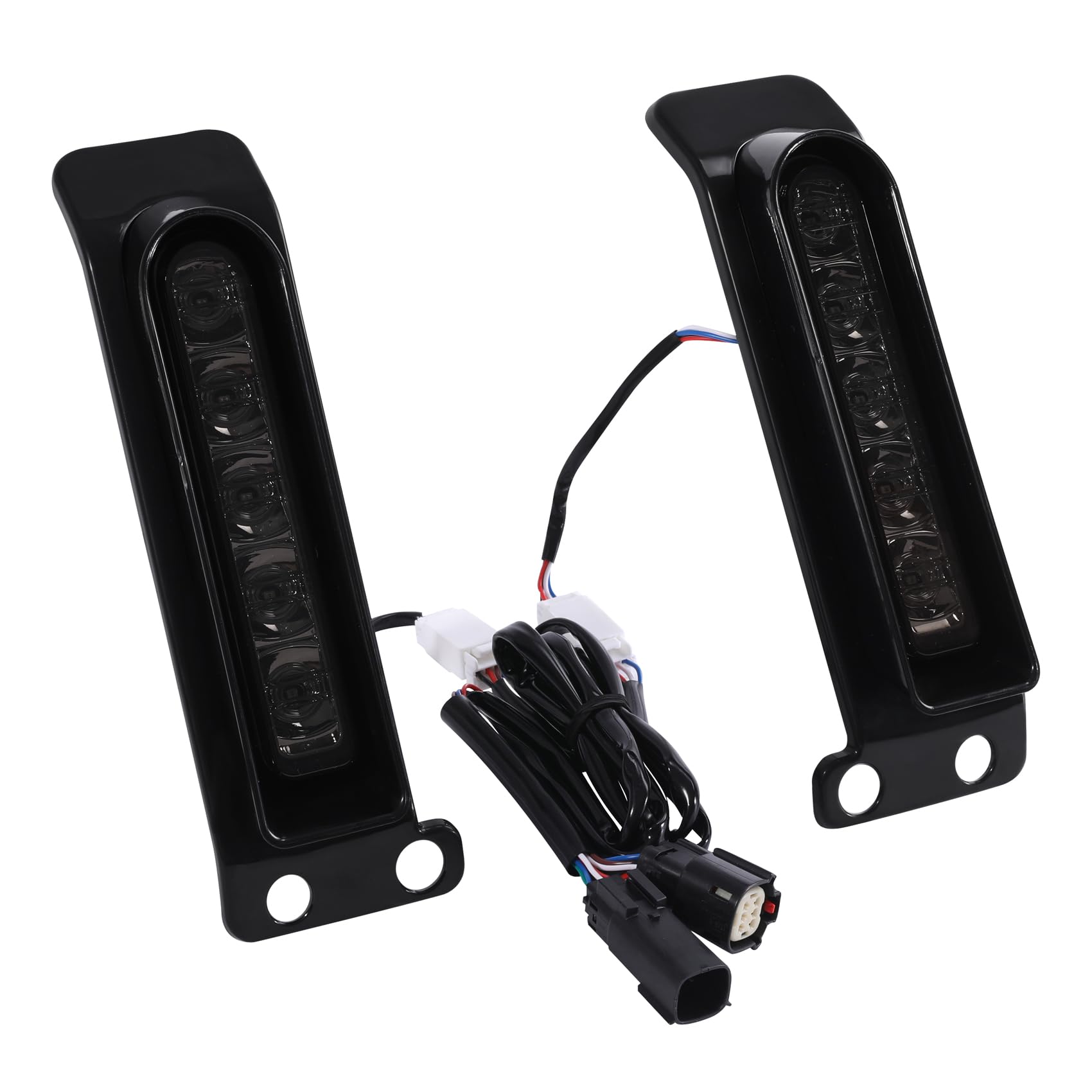 TCMT Saddlebag LED Inserts Support Auxiliary Light Fit For Harley Road Glide FLTR 2014-2023 Electra Glide Ultra Classic 2014-201