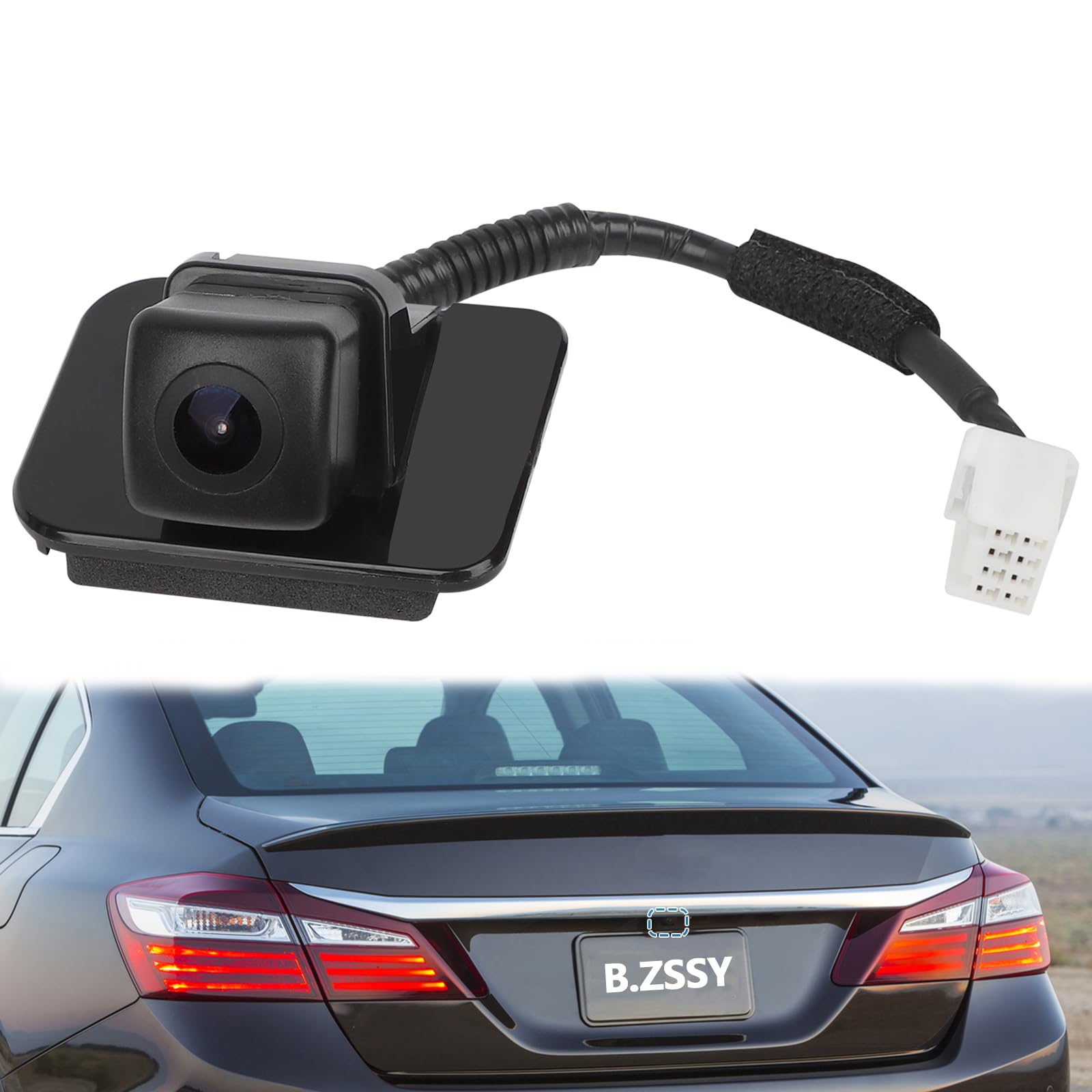 B.Zssy Accord Back Up Rear View Camera For 2014-2017 Honda Accord Sedan Ex-L Parking Assist Rear Camera Replace For 39530T2Aa21,