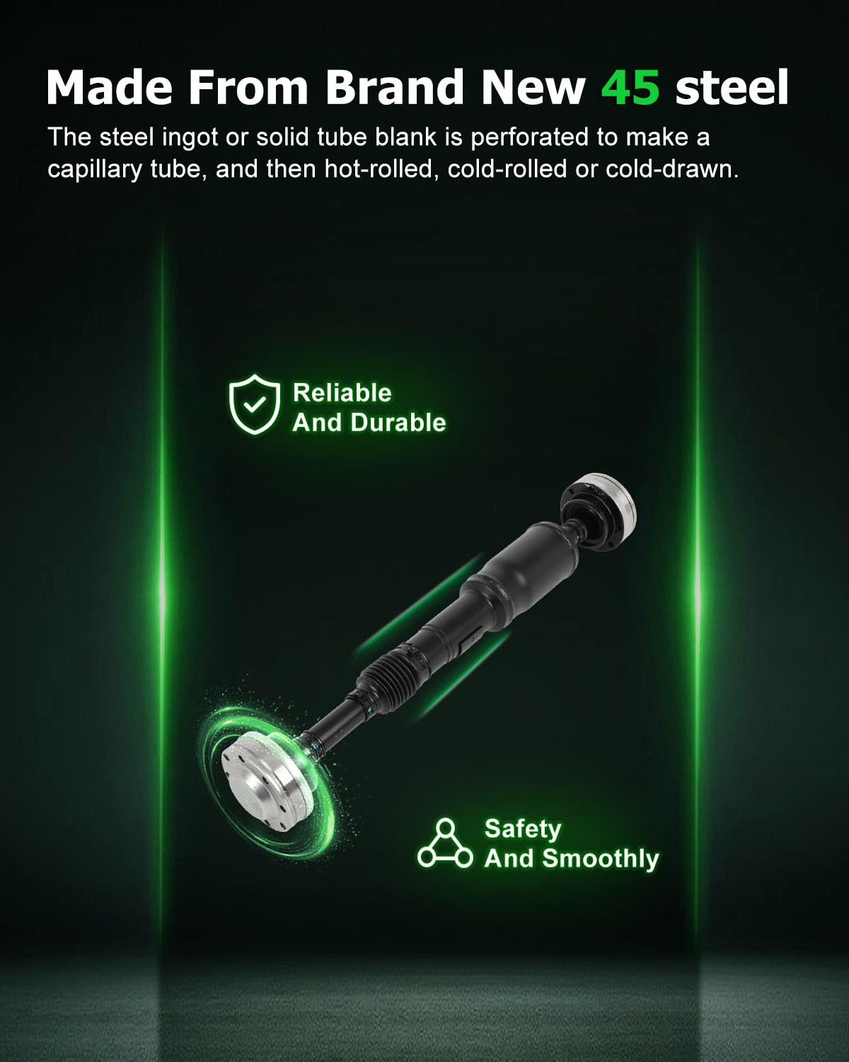 SCITOO?24''?Steel Rear Driveshaft Assembly Drive Shaft Prop Shaft For Jeep Wrangler 2007-2011,OE# 936-106 65-3010 68022107AA 680