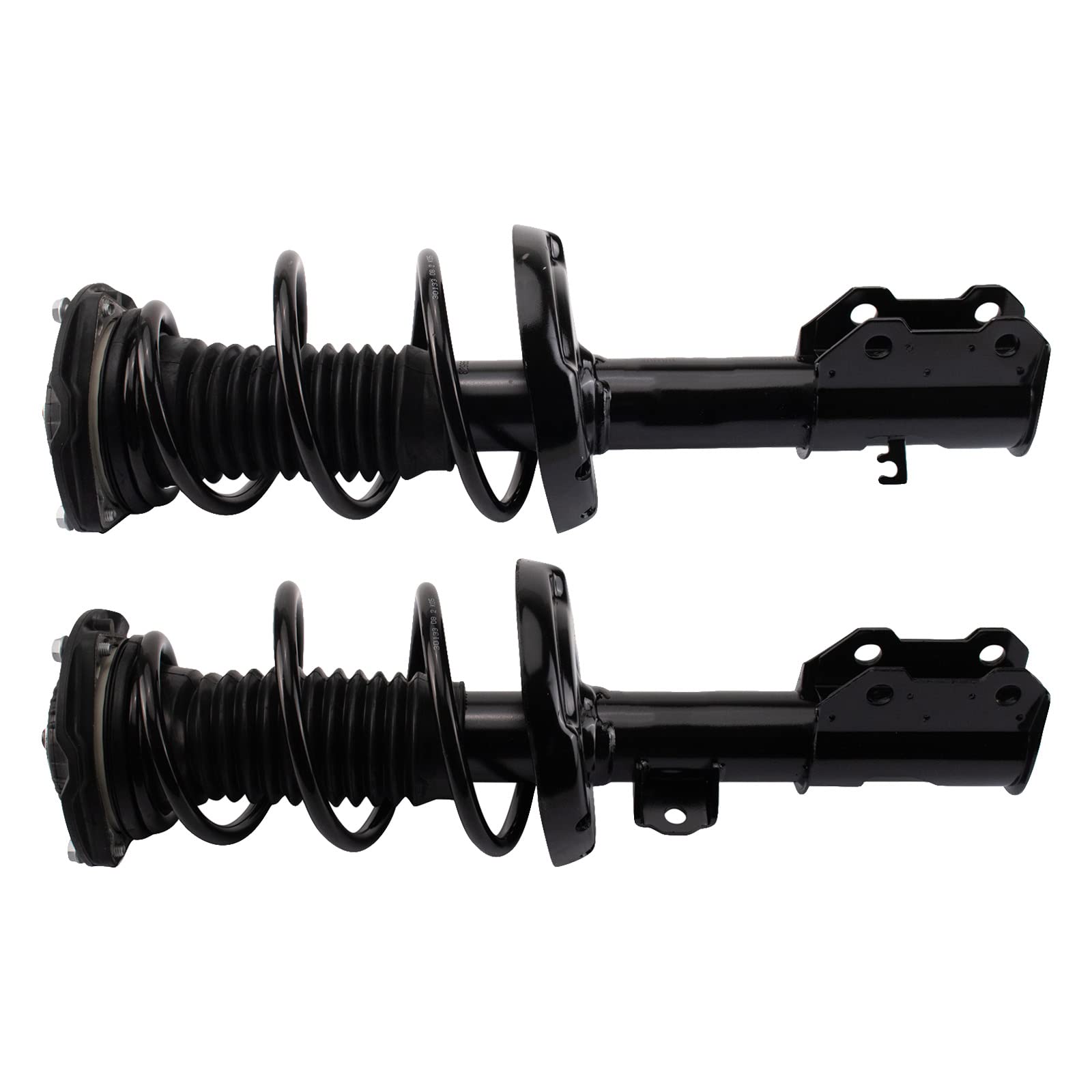 Trq Front Strut & Coil Spring Assembly Set Driver & Passenger Sides Compatible With 16-19 Chevrolet Cruze