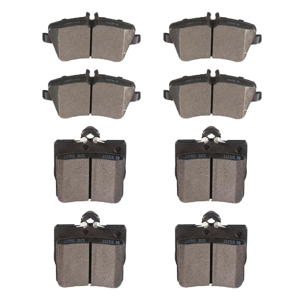 Scitoo D779 D872 Front Rear Semi-Metallic Brake Pads Sets Fit For Mercedes-Benz C230 2002-2005,For Mercedes-Benz C240 2001-2005