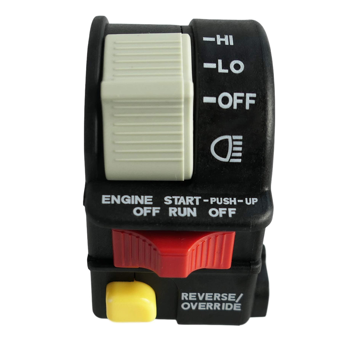 Left Handlebar Bar Switch, Engine Start Run Off Headlight HI LO Off Start Light Switch for Polaris Magnum Scrambler Sportsman Tr