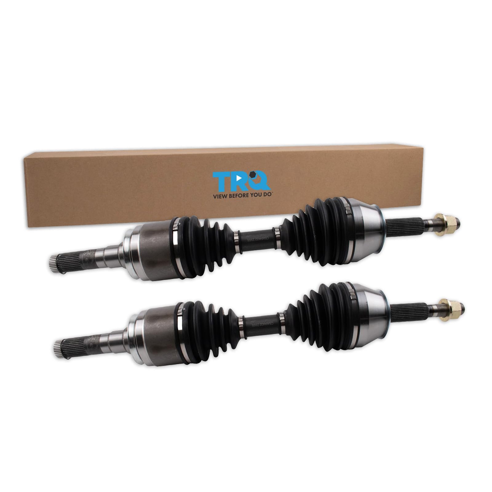 Trq Front Cv Axle Shaft Assembly Set Compatible With 2016-2020 Nissan Titan Xd