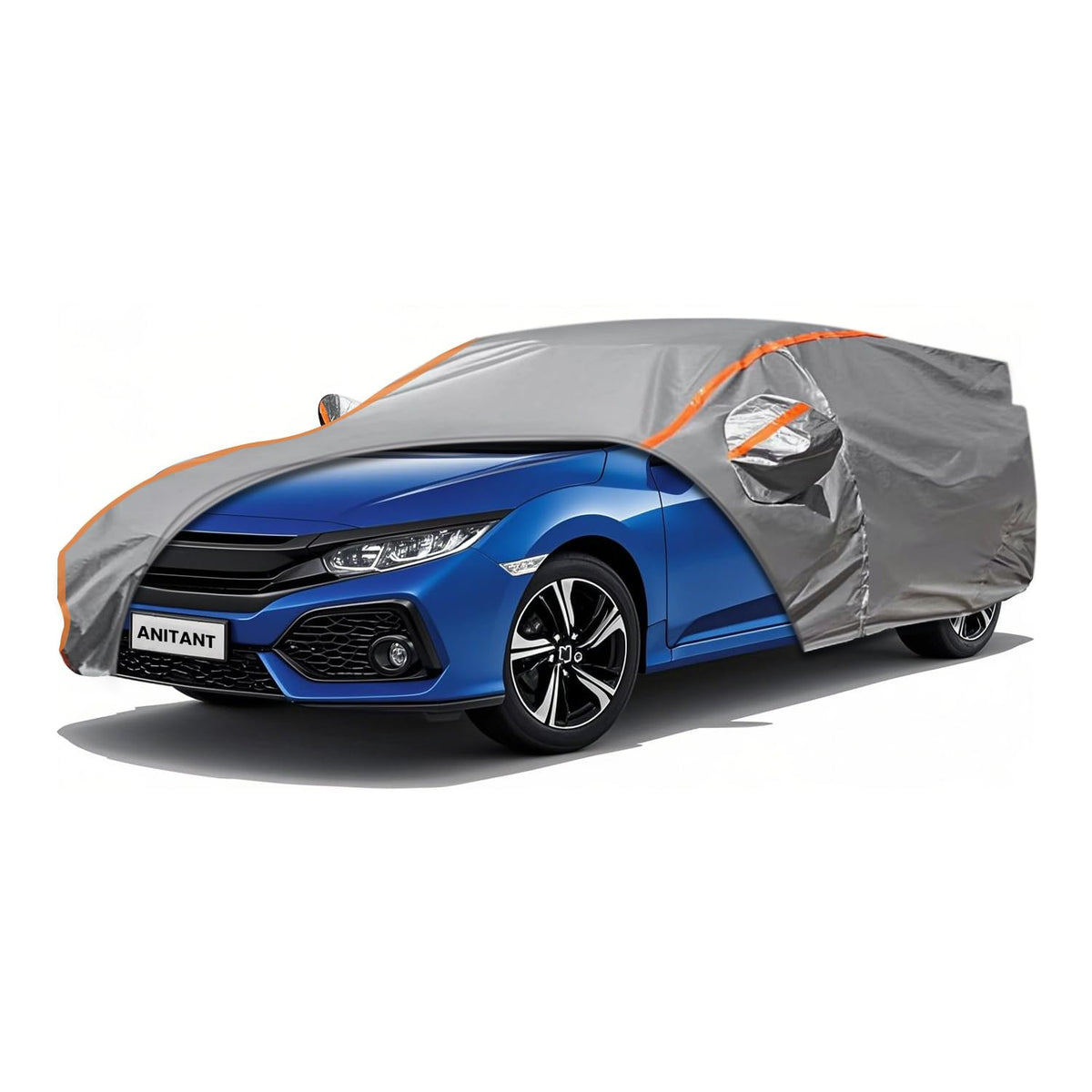 ANITANT Custom Fit Honda Civic Car Cover for Sedan Coupe 1991-2025 Outdoor Waterproof Car Cover All Weather with Door Zipper Cot
