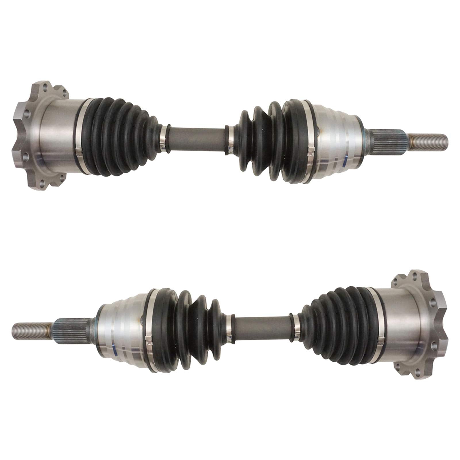 Trq Front Cv Axle Shaft Assembly Set Compatible With 2011-2014 Chevrolet Silverado 2500 Hd Silverado 3500 Hd Gmc Sierra 2500 Hd