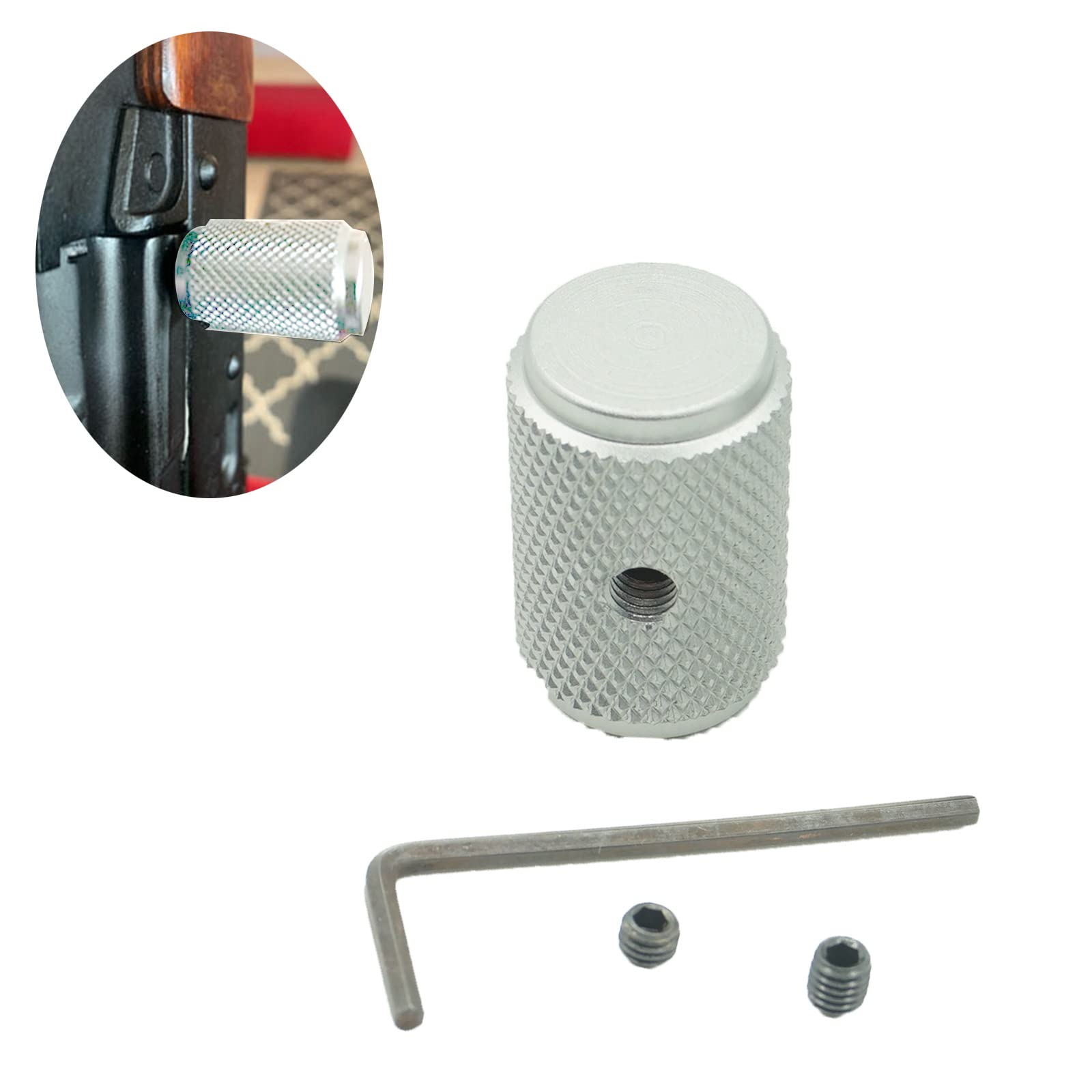 LYHgogo RP1 M14 Upgrade Bolt Cover Screw Fastener (2pcs Silver)