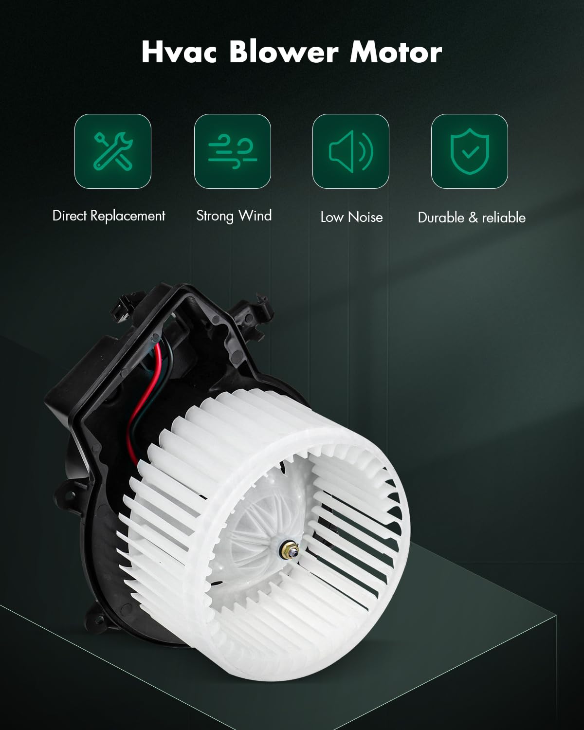 Scitoo 700190 Front Hvac Blower Motor With Fan Cage For Mercedes-Benz 2001-2012