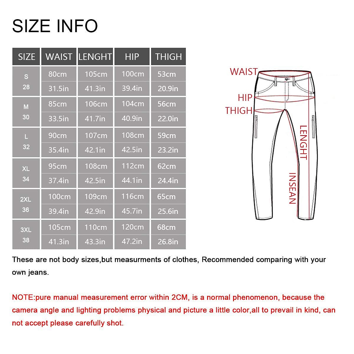 Men'S Motorcycle Riding Pants Denim Jeans Protect Pads Equipment With Knee And Hip Armor Pads Ves6 (Blue, S=28)