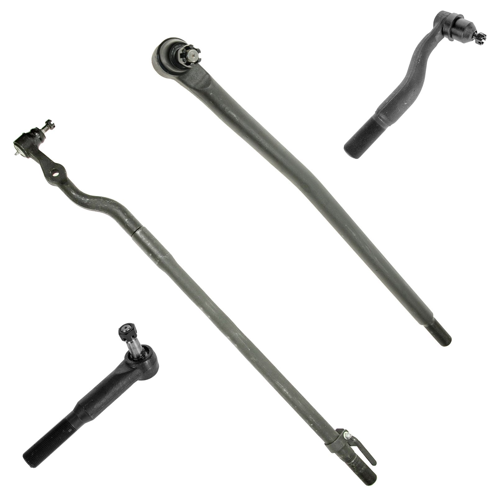 Trq Front Tie Rod Set Compatible With 2000-2005 Ford Excursion 1999-2004 F-250 Super Duty F-350 Super Duty