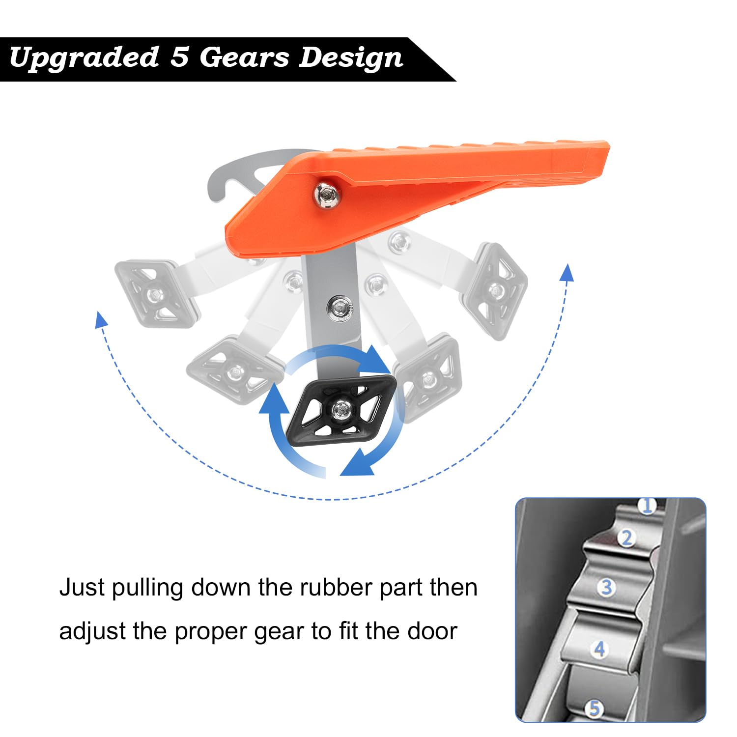 Cowvie Foldable Car Door Step Stand Pedal - Access To Vehicle'S Roof Stand Pedal For Most Suv Truck Jeep, Max Load 400 Lbs