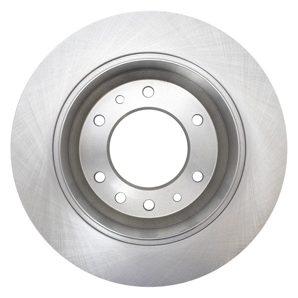 Trq Rear Brake Rotors Set Solid Compatible With 2007-2008 Hyundai Entourage 2006-2012 Kia Sedona