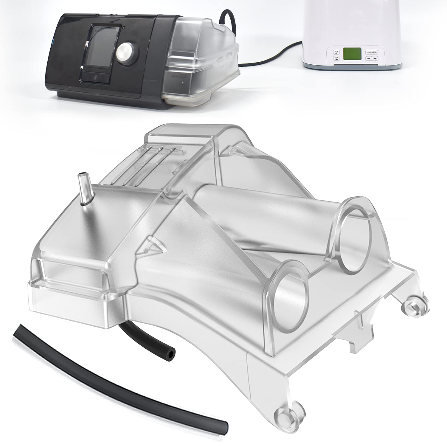 Tubing Adapter For Airsense 10 And Aircurve 10 Series,Include 1Pcs Tubing Adapter And 2Pcs Silicone Tubing,Great-Value Supplies By Medihealer.