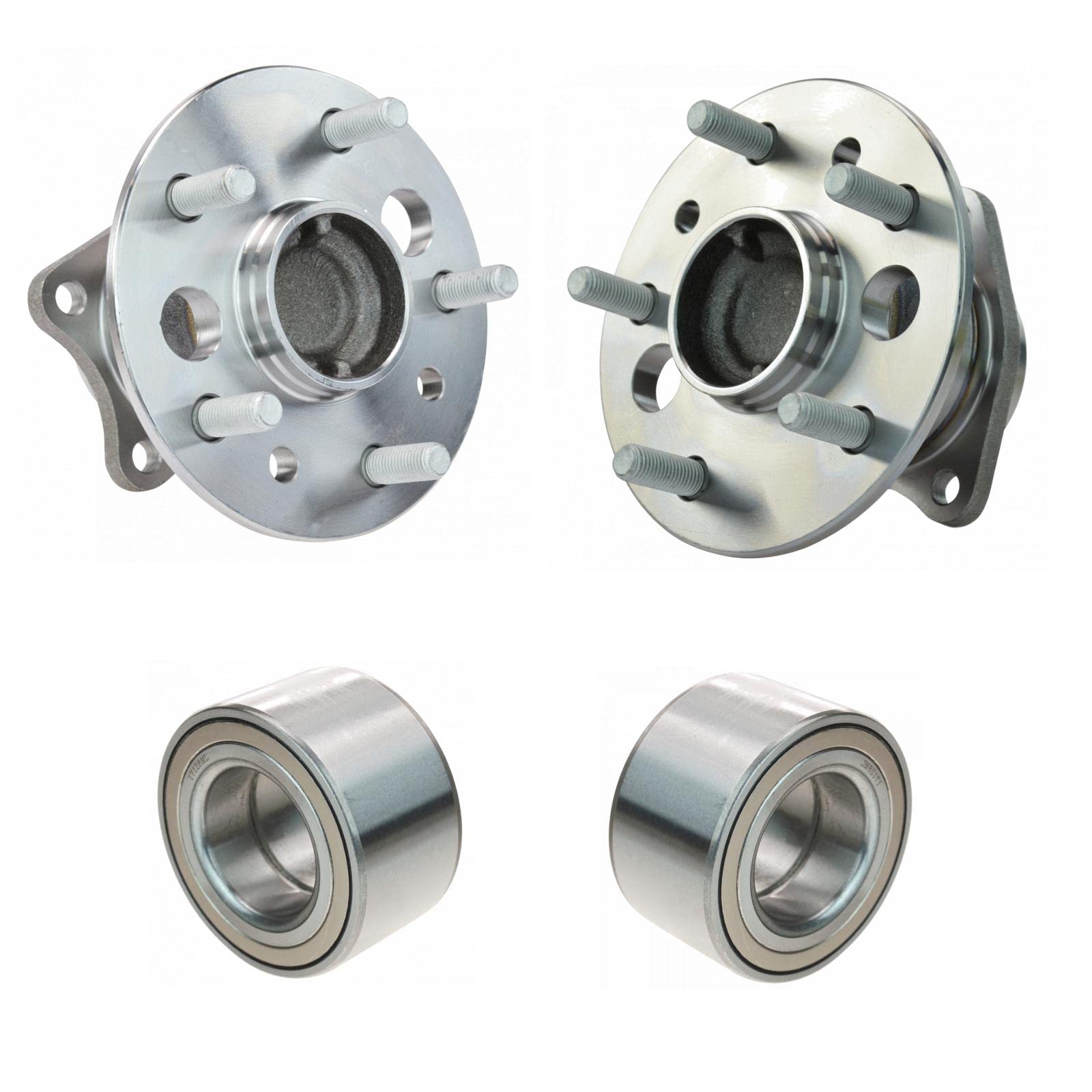 Trq Wheel Hub Bearings Assembly Set Compatible With 2004-2006 Lexus Es330 2007-2012 Es350 2005-2012 Toyota Avalon 2004-2011 Camr