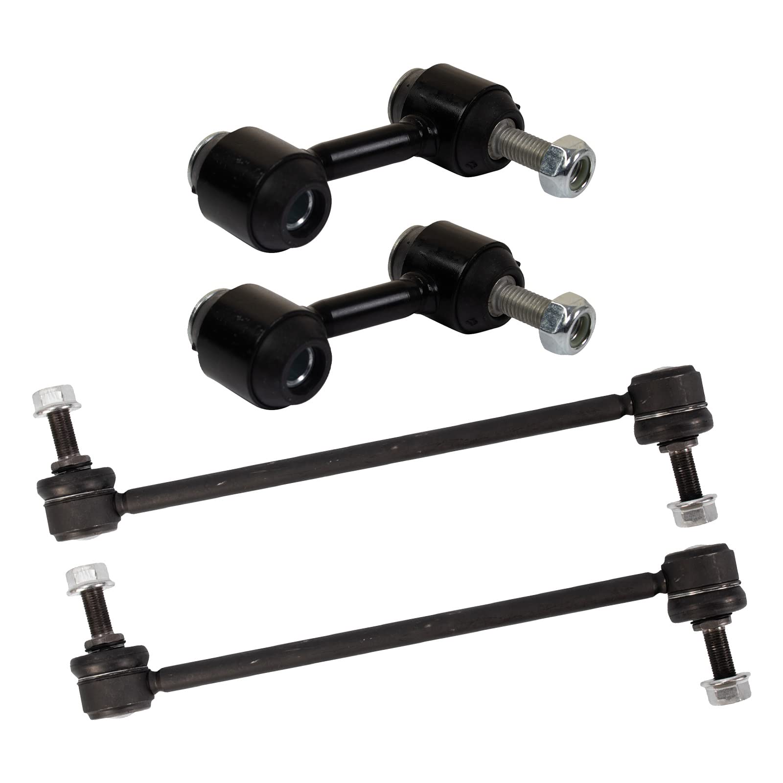 Trq Front & Rear Sway Bar Stabilizer Link Set Compatible With 2012-2016 Buick Lacrosse 2012-2017 Regal 2014-2020 Chevrolet Impal