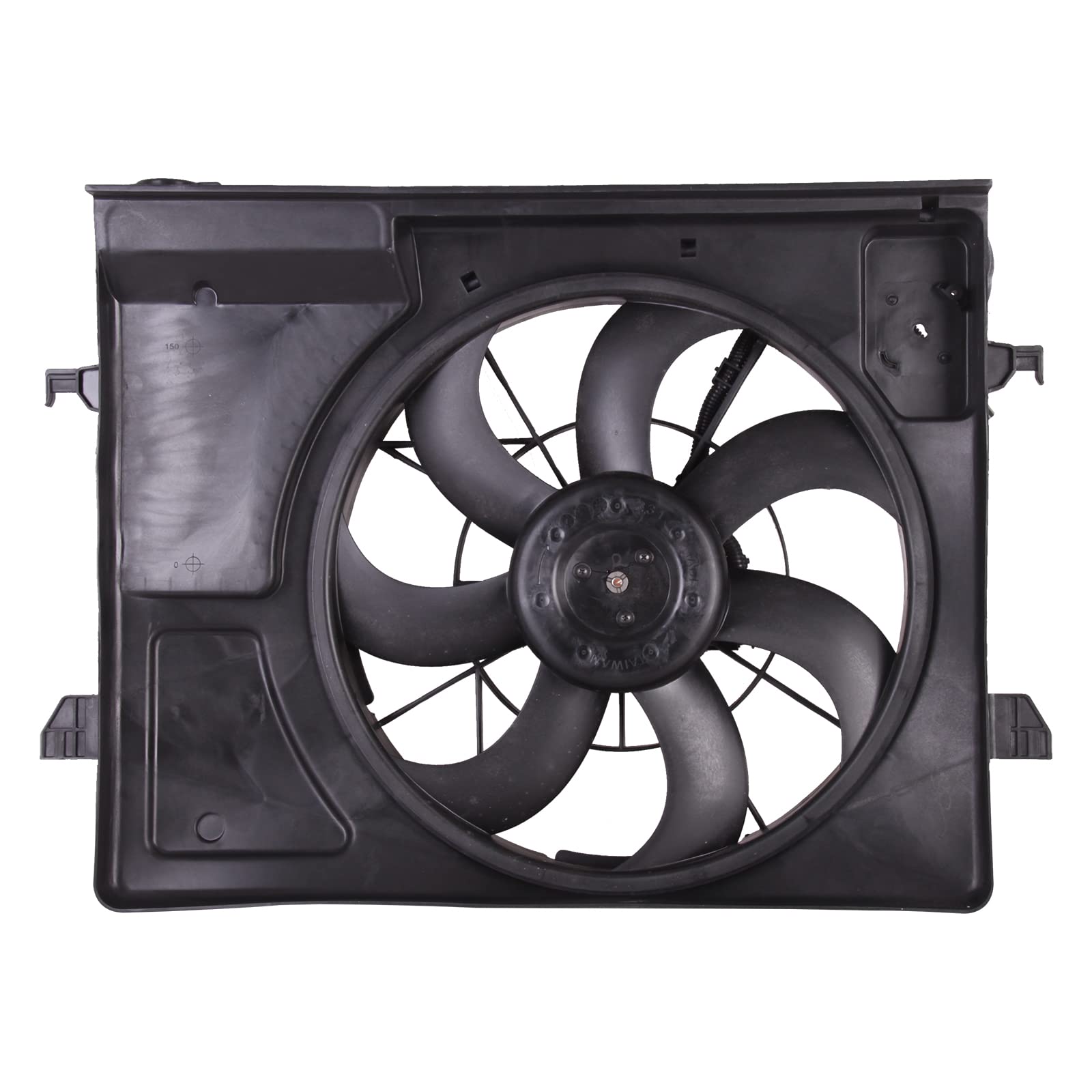 TYG OE Replacement(CAPA Quality) Cooling Fan Extra Silent for 2010(to 8-26 '10) Kia Forte Sedan W/Resistor, 2011-2013 Forte Hatc