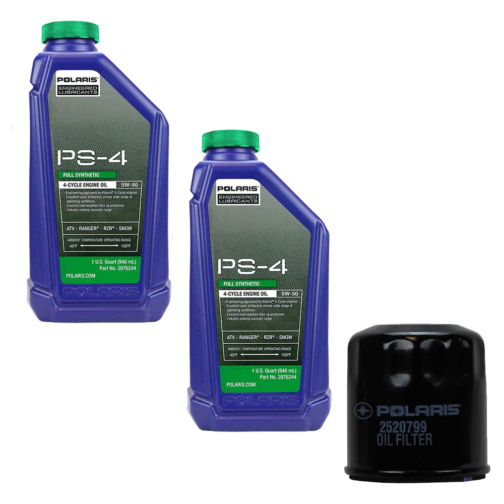 Polaris Ps-4 Oil Filter Change Kit Sportsman Atv Ranger 330 400 500 550 850