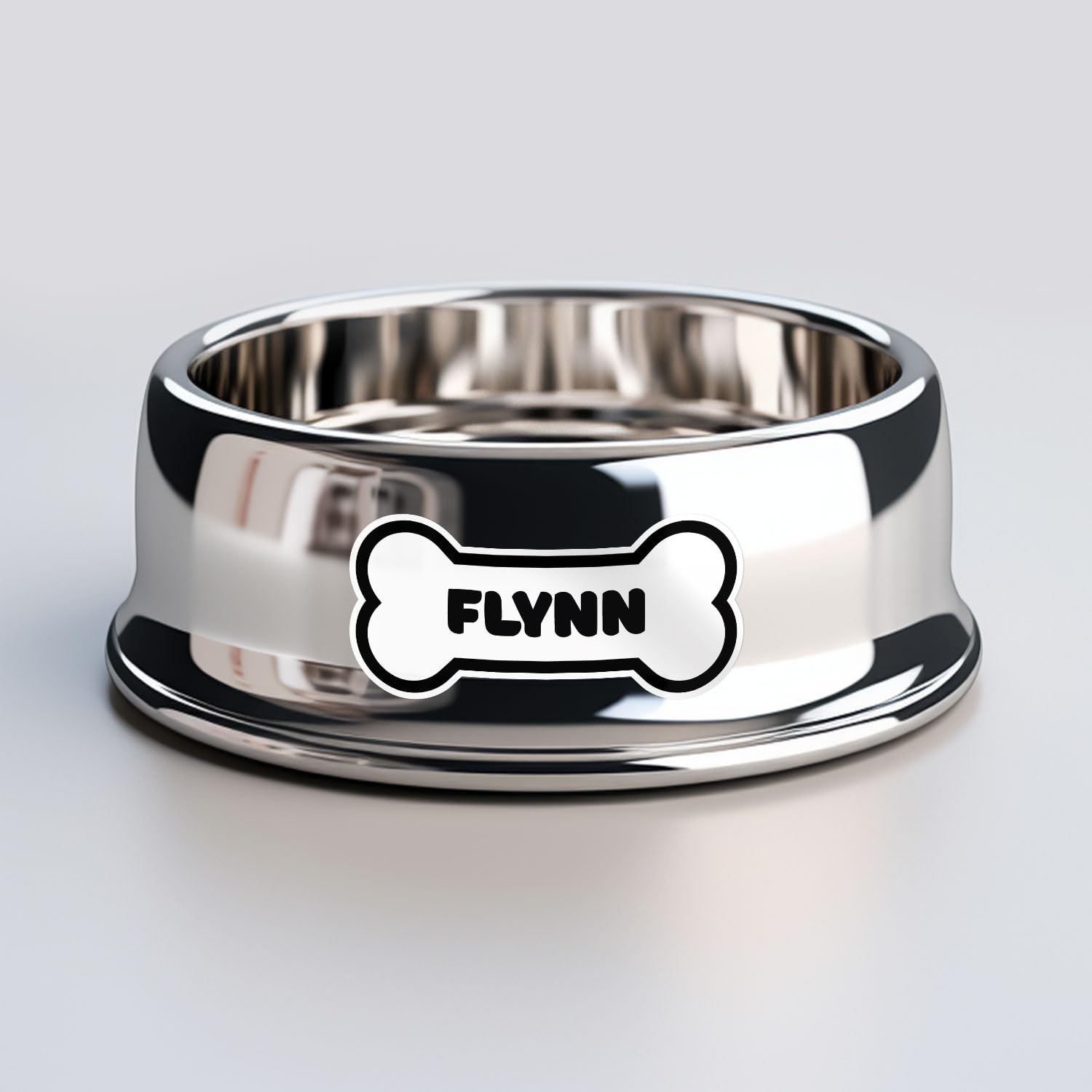 Flynn Dog Name Sticker - Waterproof Vinyl Decal For Car Bumper, Laptop, Water Bottle, Wall, And Window, Size - 6'' Longer Side