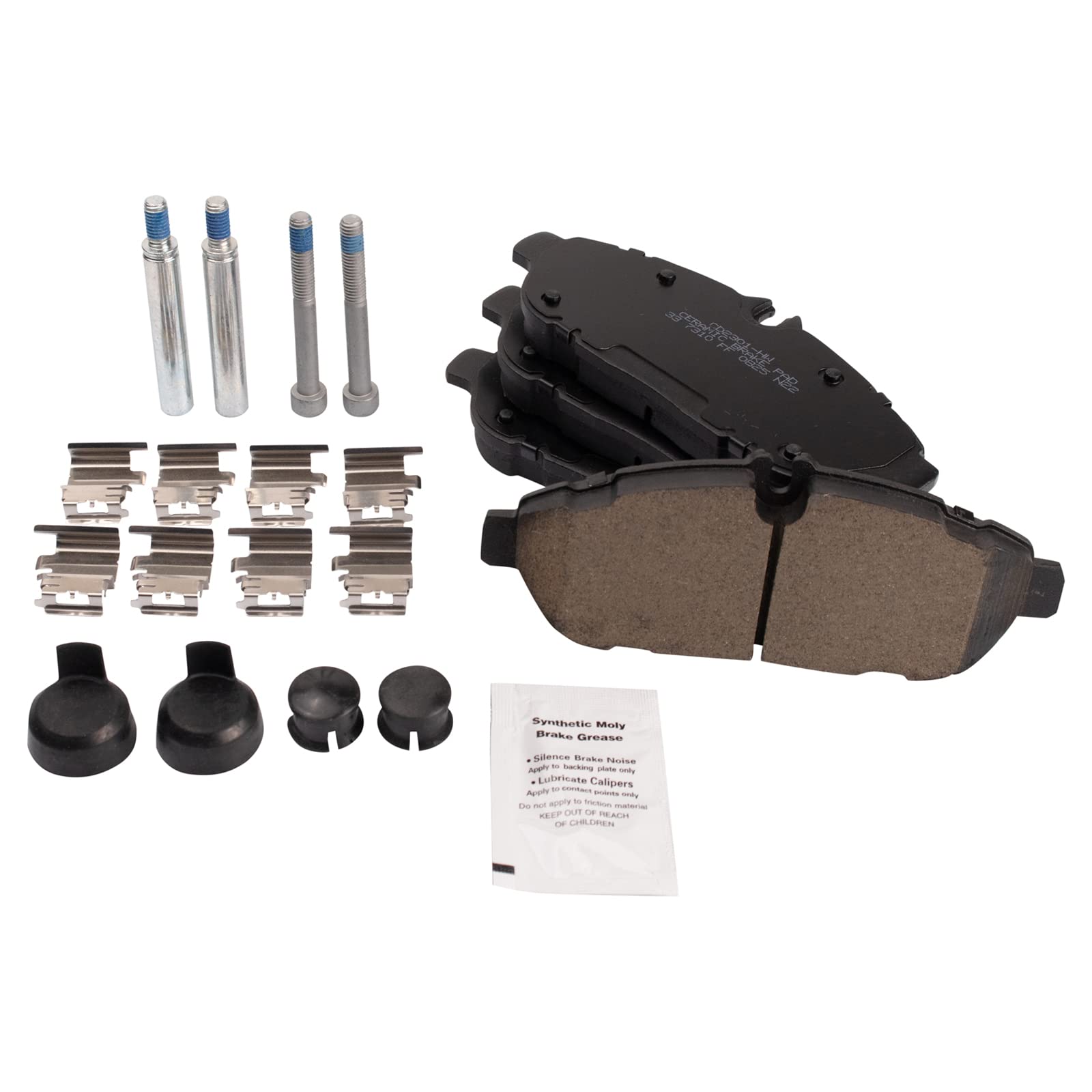 Trq Front Brake Pads Ceramic Compatible With 2020-2023 Ford Transit-150 Transit-250 Transit-350 Transit-350 Hd