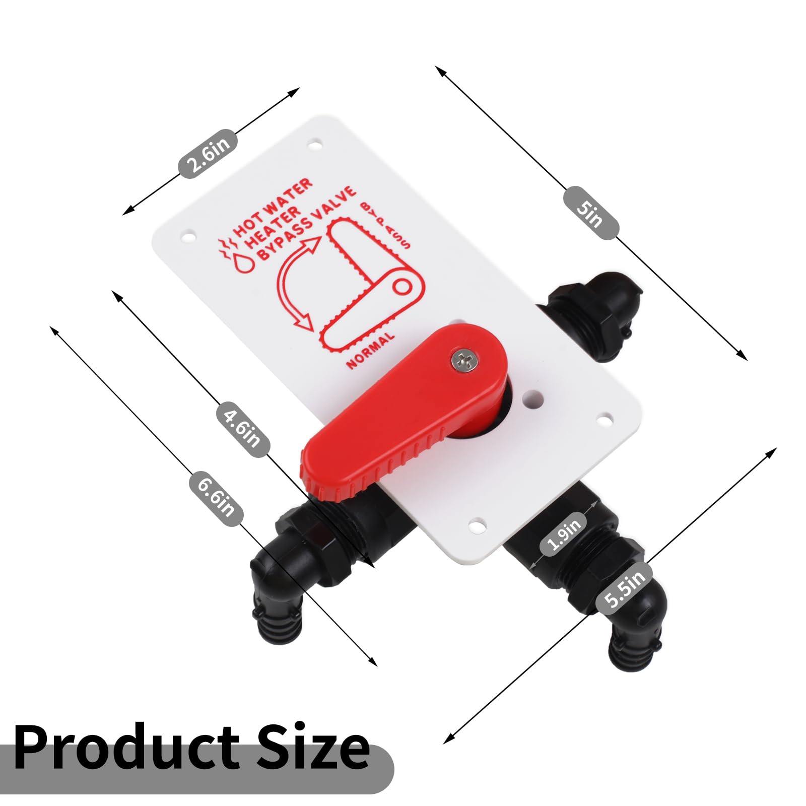 RV Hot Water Tank Diverter Valve PN 94228, New Upgrade is Stronger, Valve Fits Snugly and No Longer Leaks, 94228 RV Camper Hot W