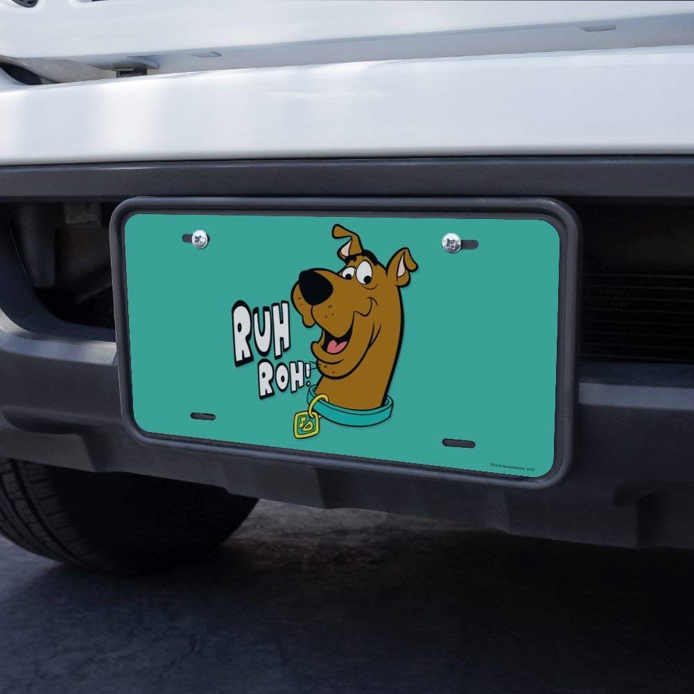 Graphics & More Scooby-Doo Ruh Roh Novelty Metal Vanity Tag License Plate