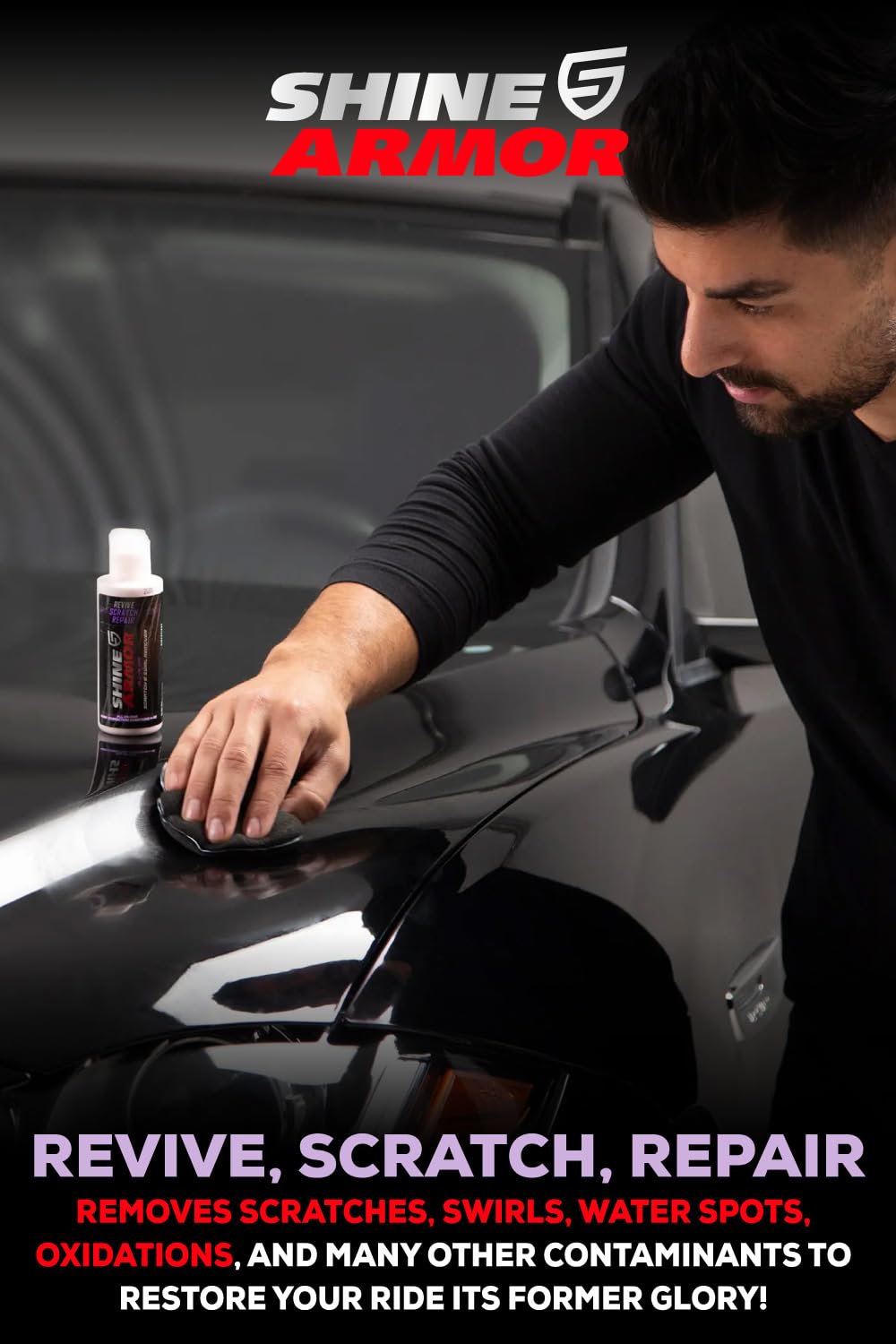 Instant Car Scratch Remover - Professional-Grade Buffer Compound For Swirls & Scratches | Safe For All Paints | By Shine Armor