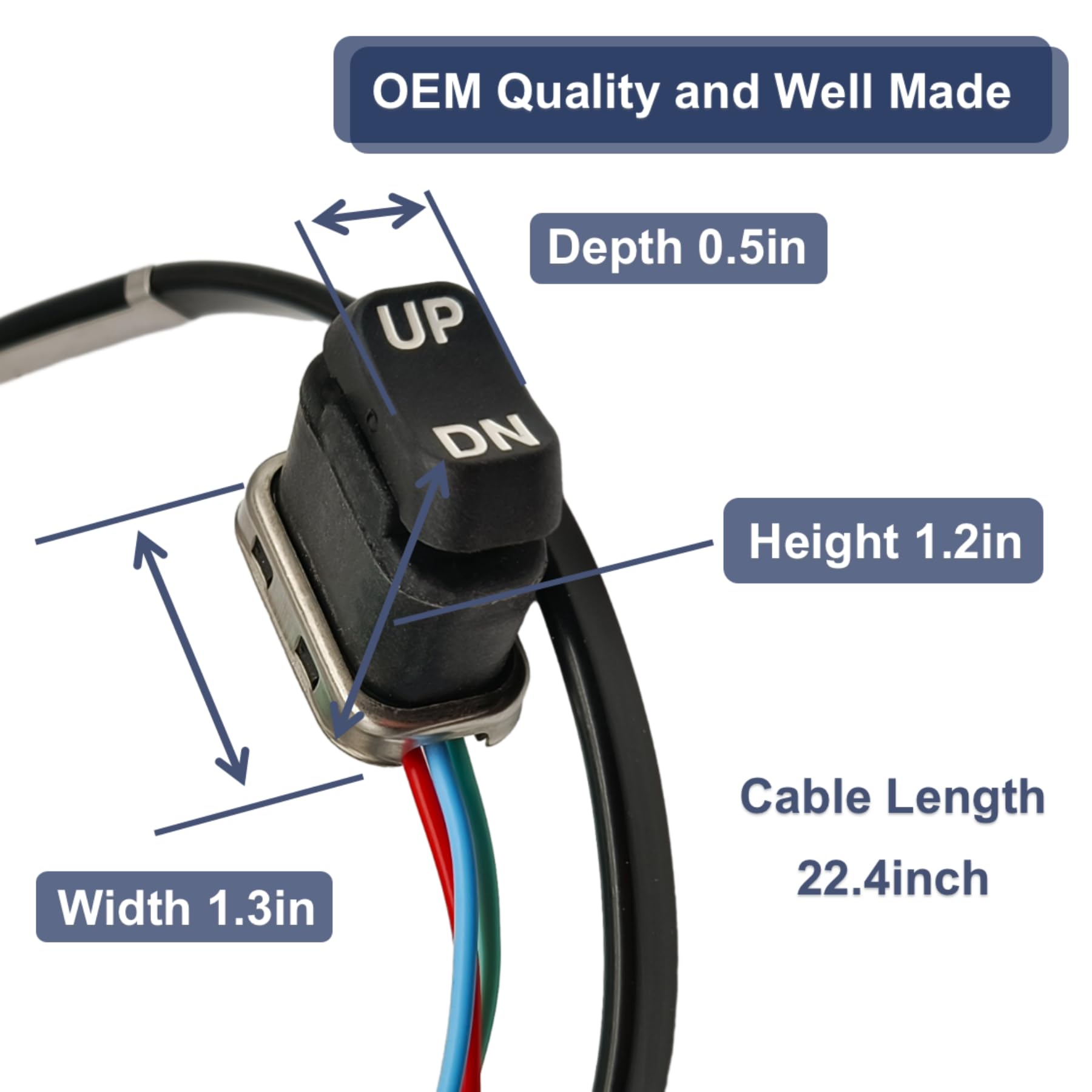 Heurofosh 703 82563 02 Trim & Tilt Switch Remote Control For Yamaha 2 & 4 Stroke Outboard Motors 703 82563 02 00