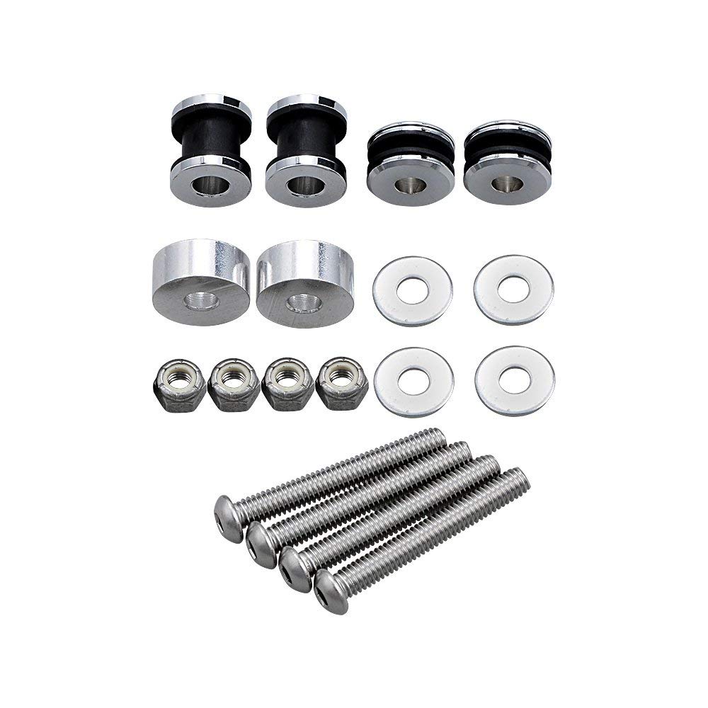 Tcmi Motorcycle Sissy Bar Docking Hardware Kit For Harley Touring Flstc Fxstsb Fxsts Fxstc Flstf Fxst Fxstb Flstn 1984-2023