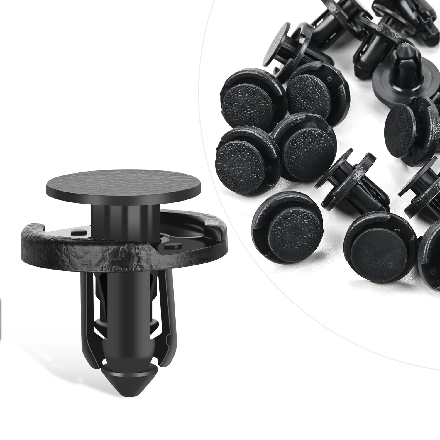 Gooacc 25Pcs Push-Type Bumper Clips Compatible For Toyota & Lexus 90467-08185 And Nissan Maxima 01553-09611