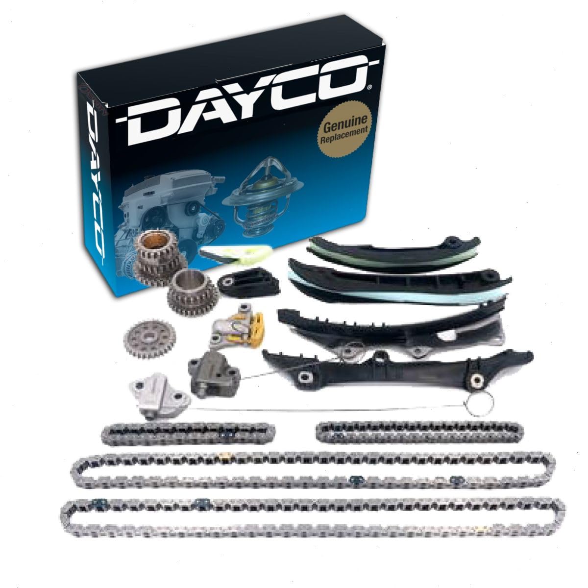 Dayco Engine Timing Chain Kit compatible with Dodge Durango 3.6L V6 2011-2022