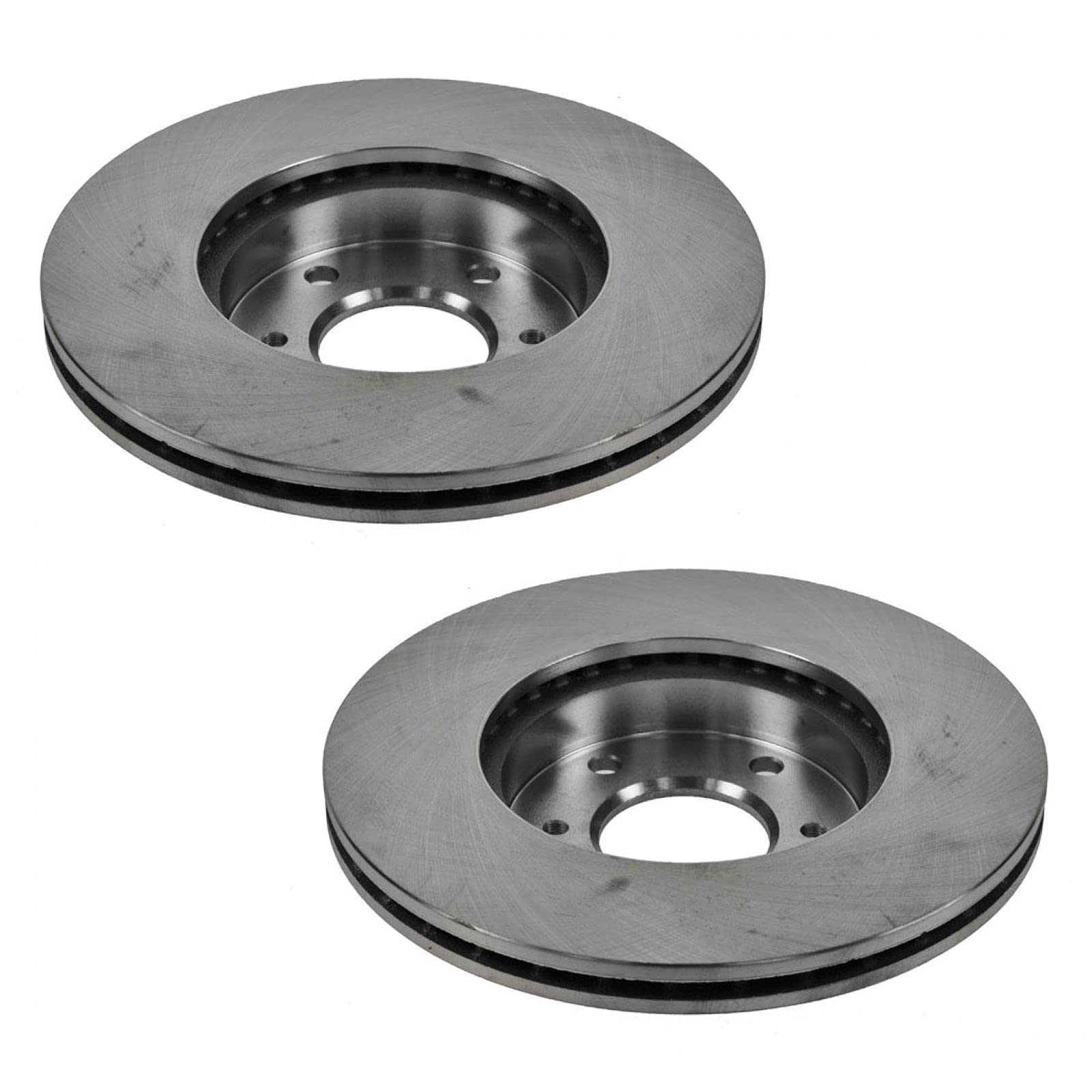 Trq Front Brake Pad & Rotor Kit Brake Pads Brake Rotor Semi-Metallic Compatible With 1996-1999 Infiniti I30 1989-1999 Nissan Max