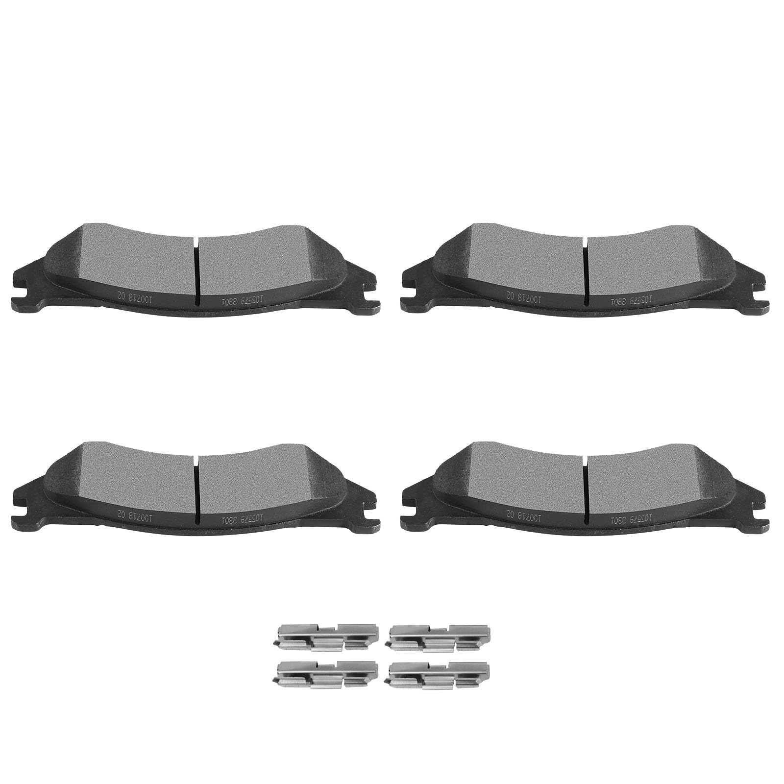 Scitoo D966 Semi-Metal Brake Pads Kits Front Replacement For Dodge For Durango 2003-2006,For Dodge Ram 1500 2002-2005,For Dodge