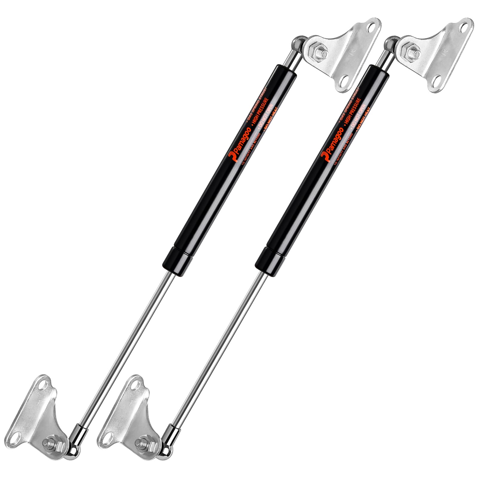 15 Inch 10 Lbs Gas Strut Shocks With L-Type Mounts For Cabinet Toy Box Toolbox Lid Trash Bin Dog House Door Rv Cabinet Baseroom