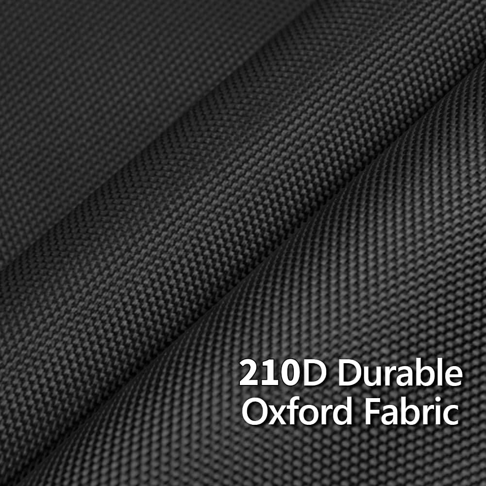 Xyzctem Waterproof Atv Cover, Heavy Duty Black Protects 4 Wheeler From Snow Rain Or Sun (Black, 82 Inch)