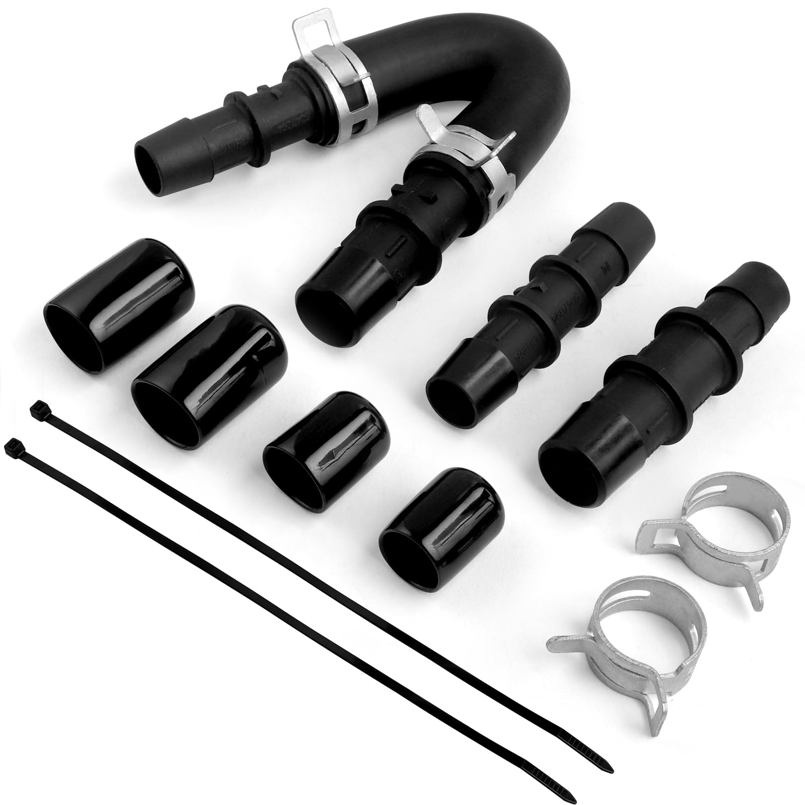 Engine Heater Core Bypass Kit With 5/8' 3/4' Hose,Compatible With Gm Chevy Silverados Tahoes Yukons Honda Civic Ford Jeep,Replacement For 626-001,Universal Fit Most Common Leaking Failed Heater Core