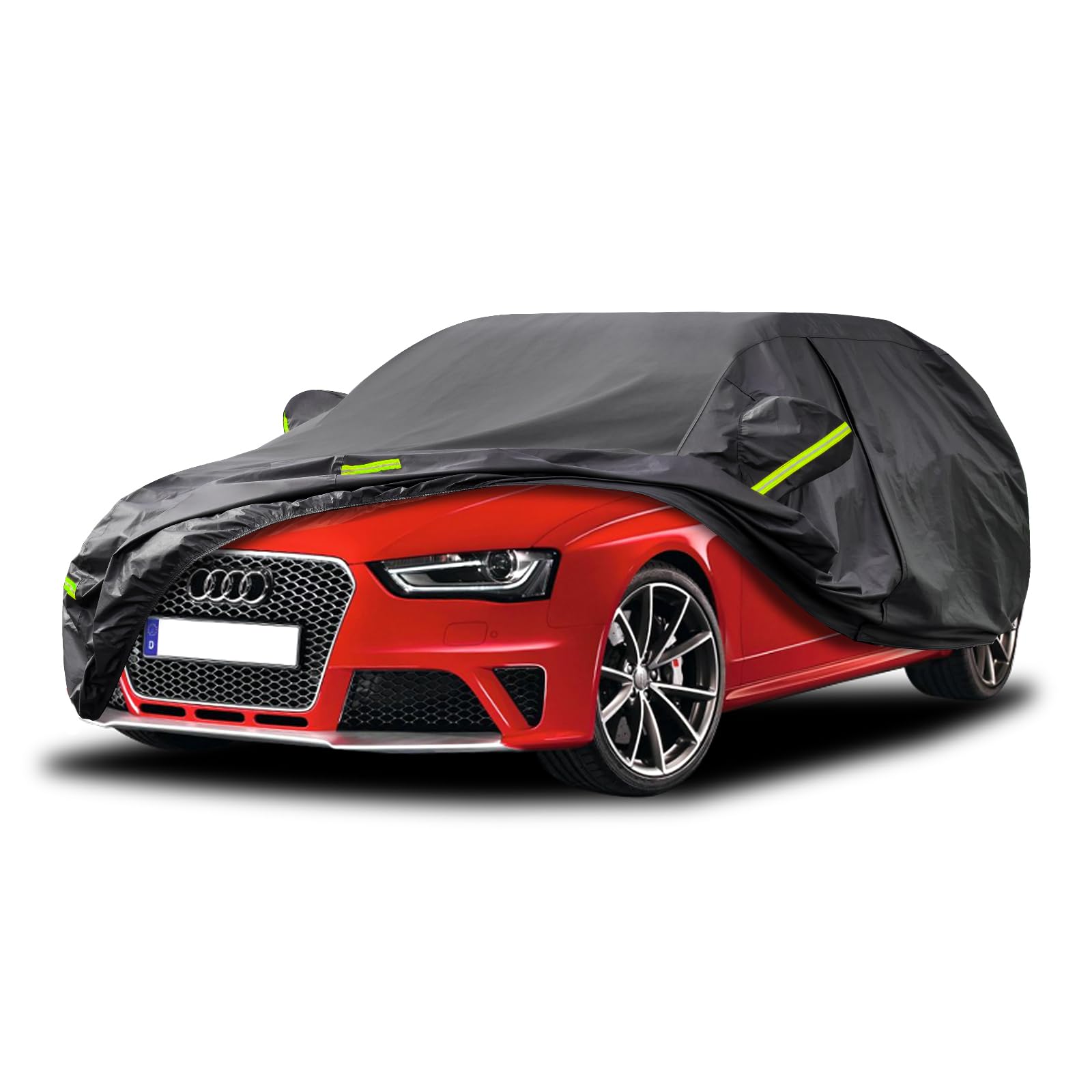 Kaugung 7 Layers Car Cover Custom Fit Audi S3/Rs3 Hatchback 1998-2025, Waterproof All Weather Resistant Outdoor Indoor Sun Rain