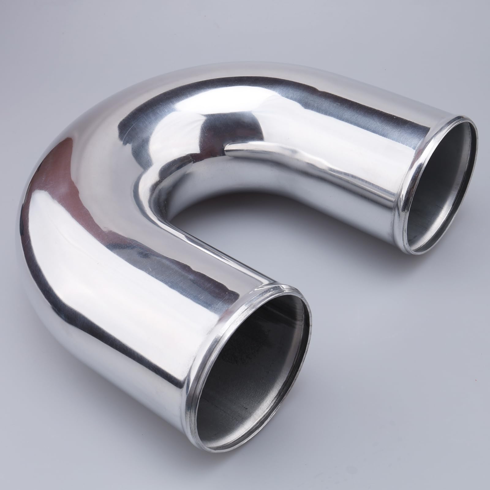Ac Performance 4'' (102Mm) Od 180 Degree Aluminum Elbow Intercooler Pipe Air Intake Tube, 1D Radius, Center To Center Distance 8