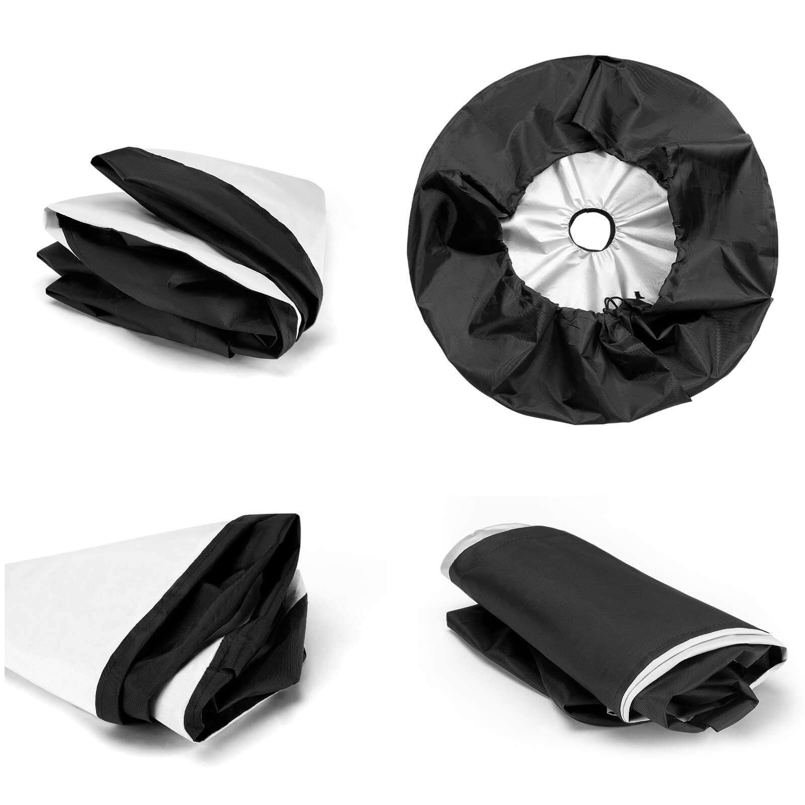 Foruidea Dog Pet Paws Love Heart Spare Tire Cover with Backup Camera Hole Wheel Tire Cover Fit Trailer, RV, SUV and Many Vehicle