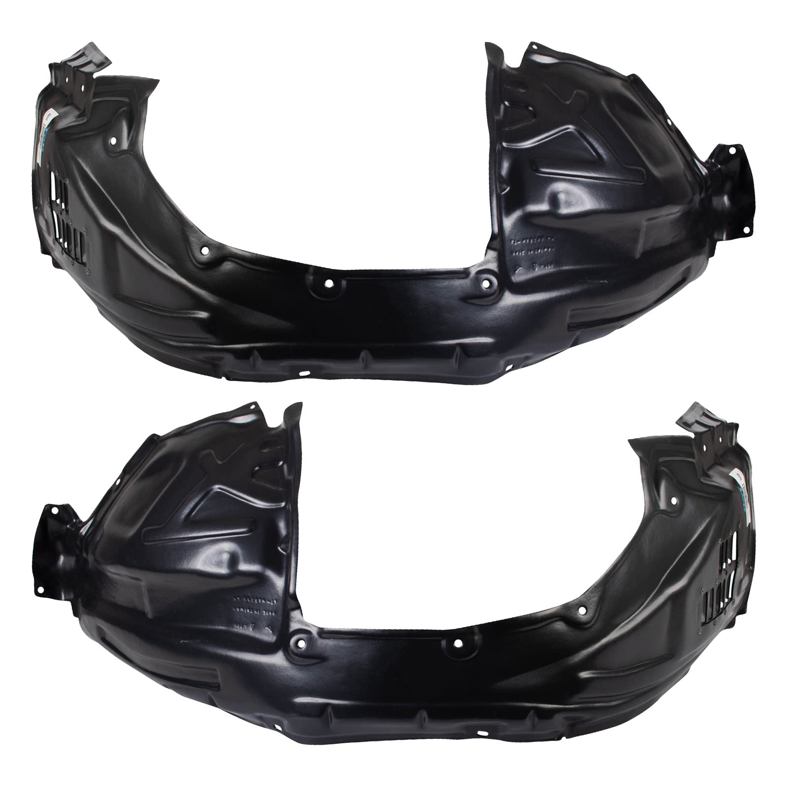 Trq Inner Fender Liner Set Compatible With 2011-2014 Nissan Murano Ni1248127 Ni1249127