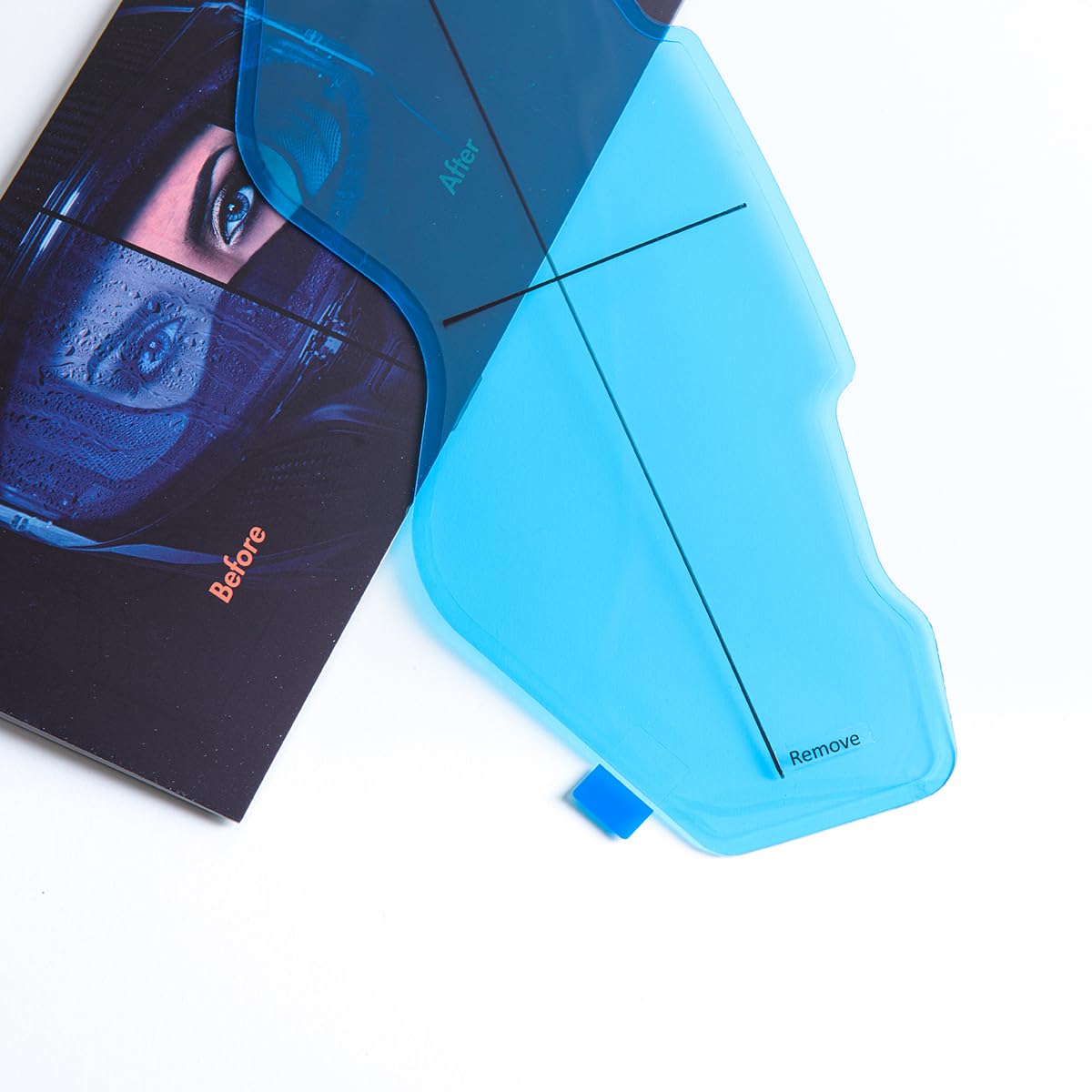 Anti-Fog Helmet Visor Film For Motorcycle Helmets Face Shield Compatible With Arai Xd4 Helmets Visor Insert Anti-Fog,Clear Visio