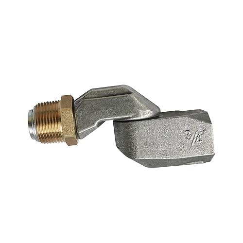 3/4 Inch Npt Fuel Hose Swivel 360 Rotating Connector For Fuel Transfer Pump Fuel Nozzle Multi Plane Fuel Plane Swivel 19Mm Male 19Mm Female
