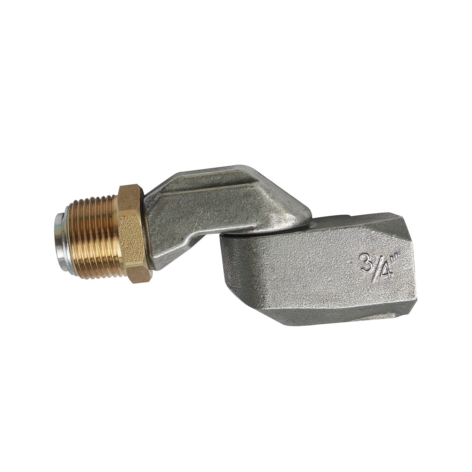 3/4 Inch Npt Fuel Hose Swivel 360 Rotating Connector For Fuel Transfer Pump Fuel Nozzle Multi Plane Fuel Plane Swivel 19Mm Male 19Mm Female
