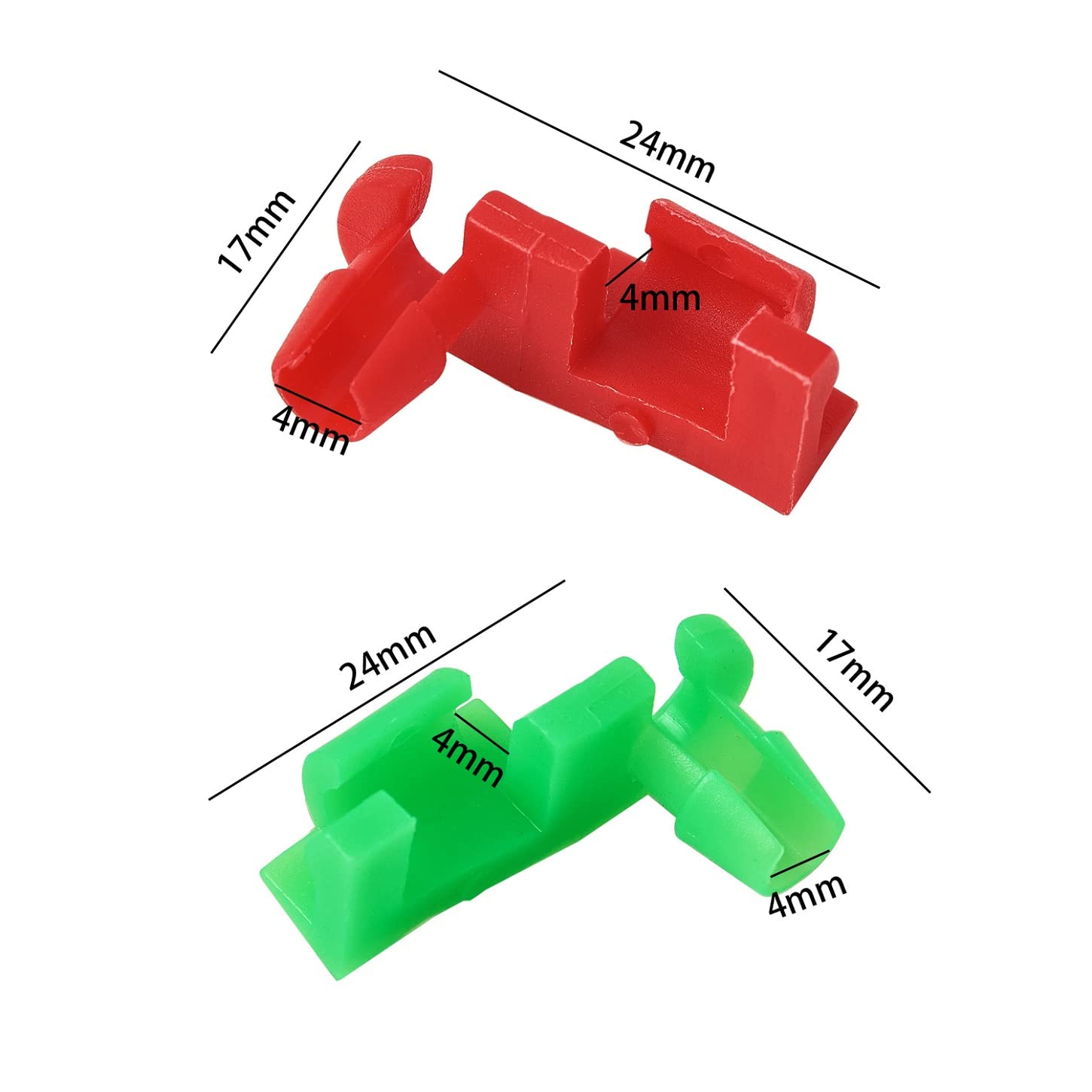 (5 Pair) 1999-2007 Chevy Silverado Gmc Sierra Tailgate Handle Rod Clip Left & Right Rod Retainer Clips - Oem#: 88981030, 8898103