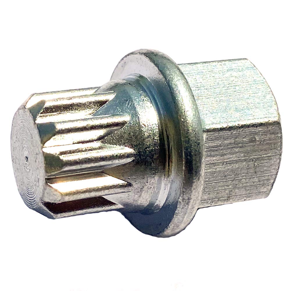 Cnupsm 11 Splines Anti-Theft Wheel Lock Nut Key Adapter 8D0601139F001 Compatible With Abc 11 Teeth (Pointy) 1997-2007 Vw Bettle 