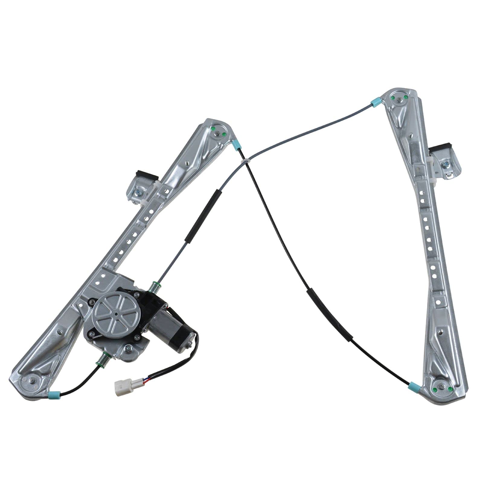 Trq Front Right Power Window Regulator & Motor Assembly Passenger Side Compatible With 2000-2002 Jaguar S-Type Lincoln Ls