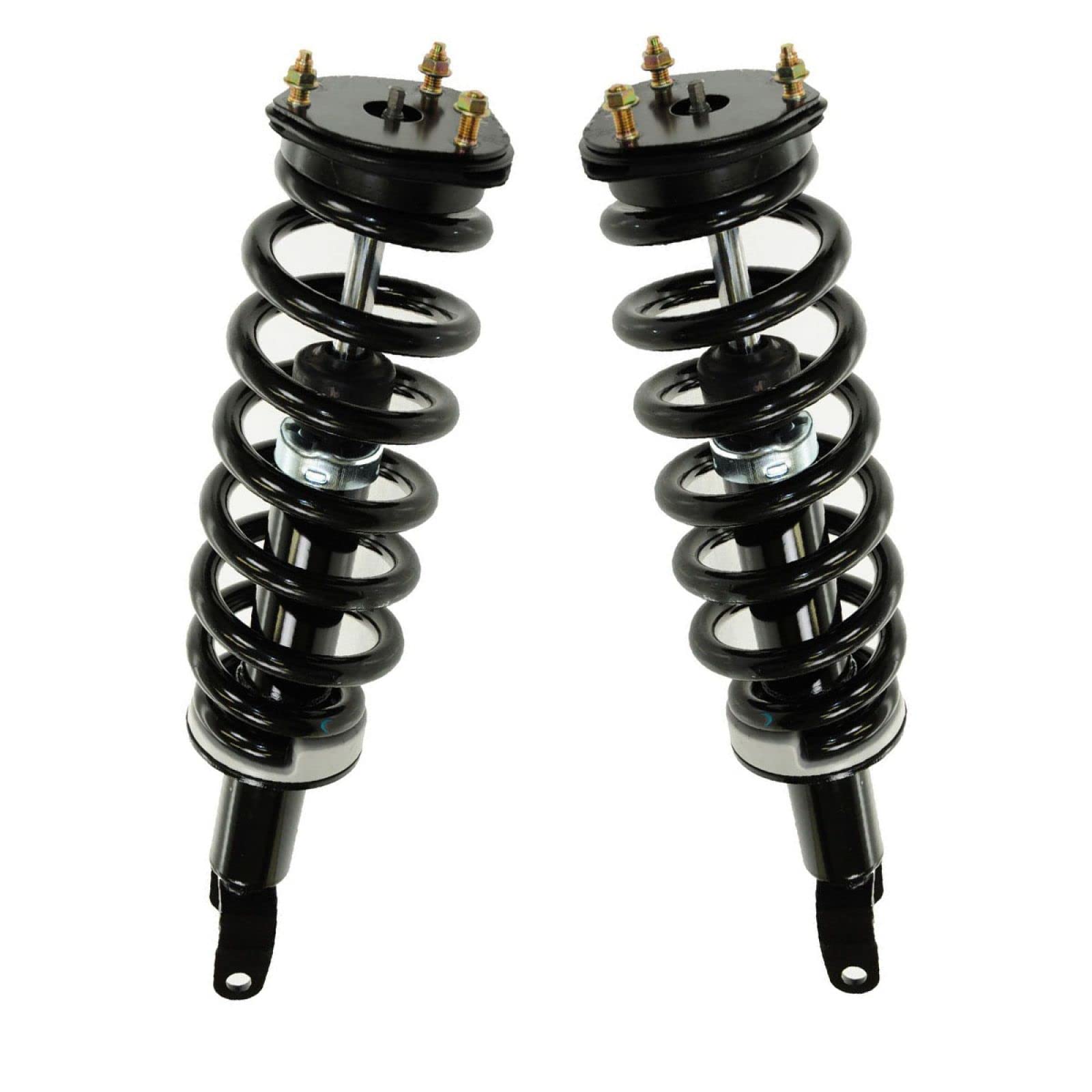 Trq Front Strut & Coil Spring Assembly Set Driver & Passenger Sides Compatible With 09-10 Dodge Ram 1500 11-18 Ram 1500 19-20 15