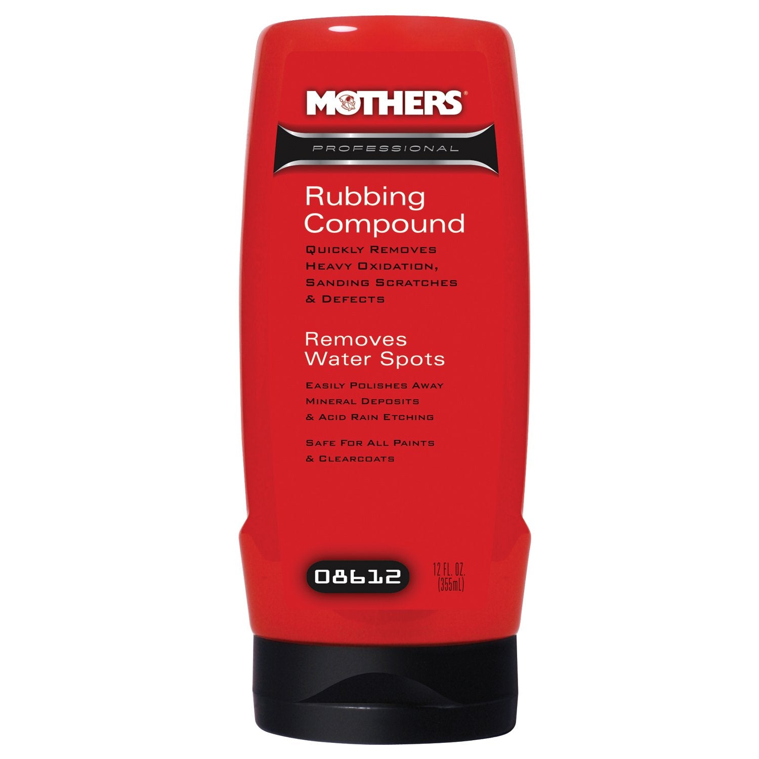 Mothers 08612 Professional Rubbing Compound - 12 Oz.