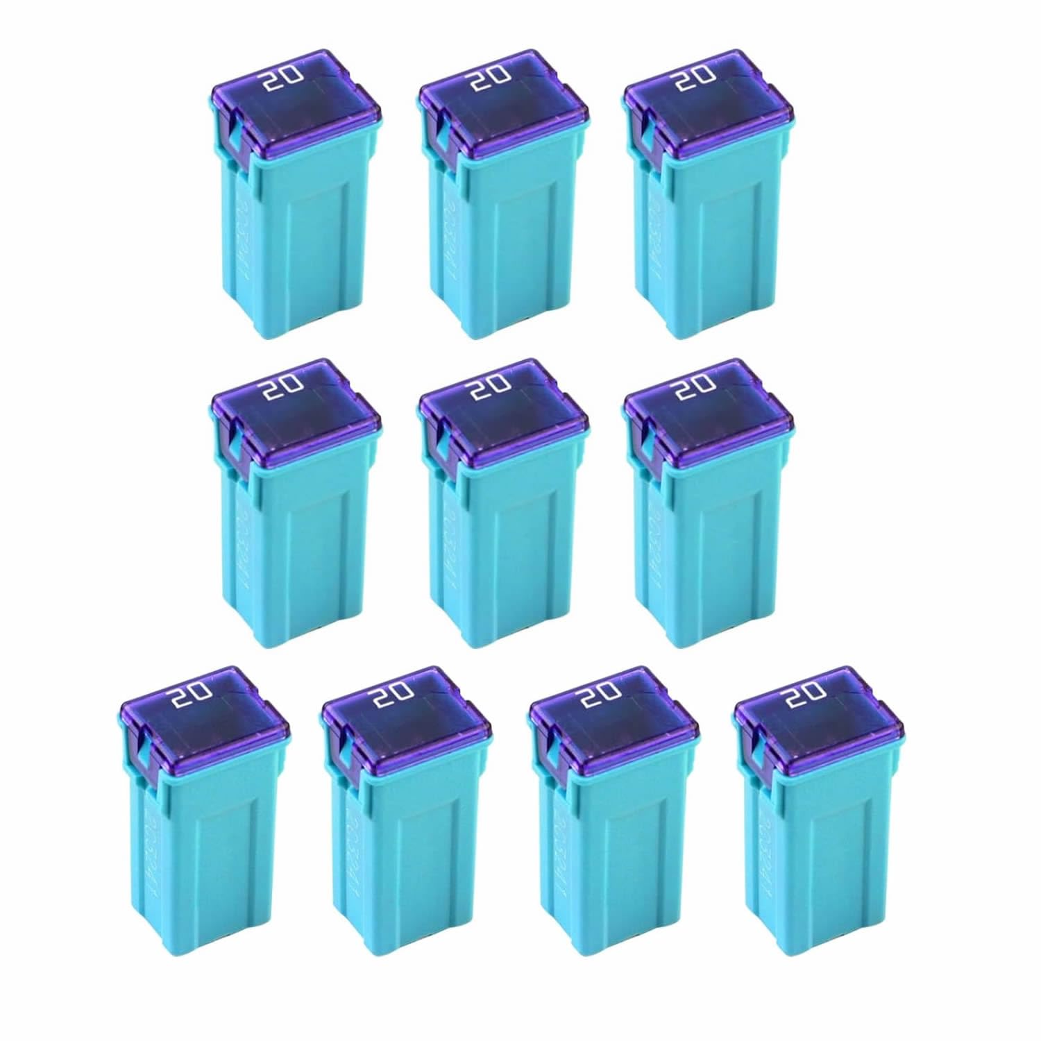 Jcase Fuse Kit Mini Jcase Fuse Assortment High Profile 20A Fit For Ford Chevy/Gm Nissan And Toyota Pickup Trucks Cars And Suvs