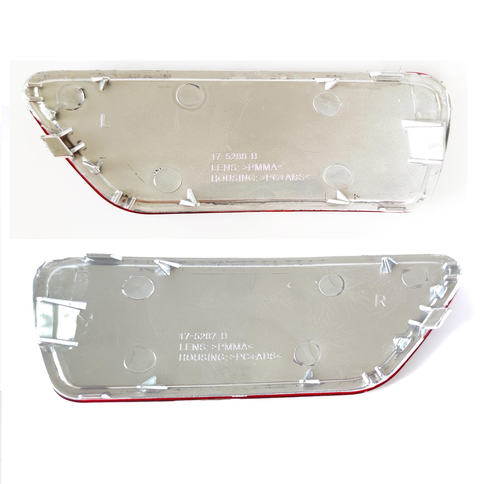 Wgohui 57010720Ac, 57010721Ac Left & Right Rear Bumper Trim Reflectors Compatible With Jeep Grand Cherokee 2011-2021, Jeep Compa