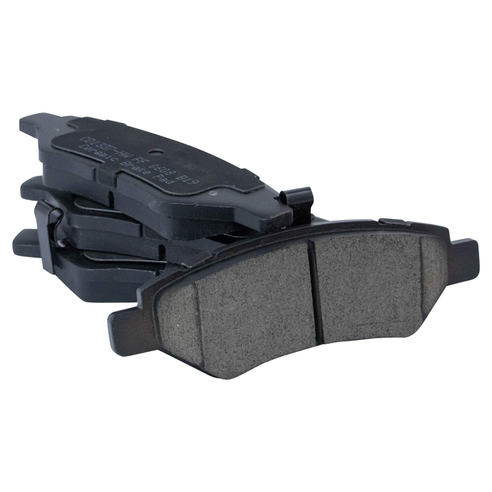 TRQ Rear Brake Pads Ceramic Compatible with 2008-2014 Cadillac CTS 2010-2016 SRX 2010-2015 Chevrolet Camaro